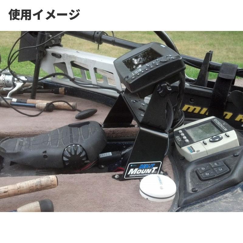Dek-It 魚探マウント シングル 22.5度角 アルミ製 バウデッキ Procise Outdoors 正規輸入品 デッキイット 魚探架台 | ブランド登録なし | 02