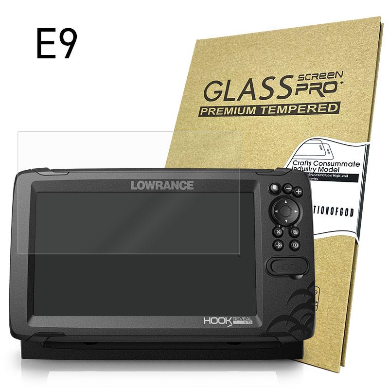 ネコポス対応 ブレイクガード ガラスフィルム E9 HOOK REVEAL 9 / HDS-9 Carbon / HDS-9 Gen3 / HOOK2-9 用 魚探 画面 液晶 保護 | ローランス