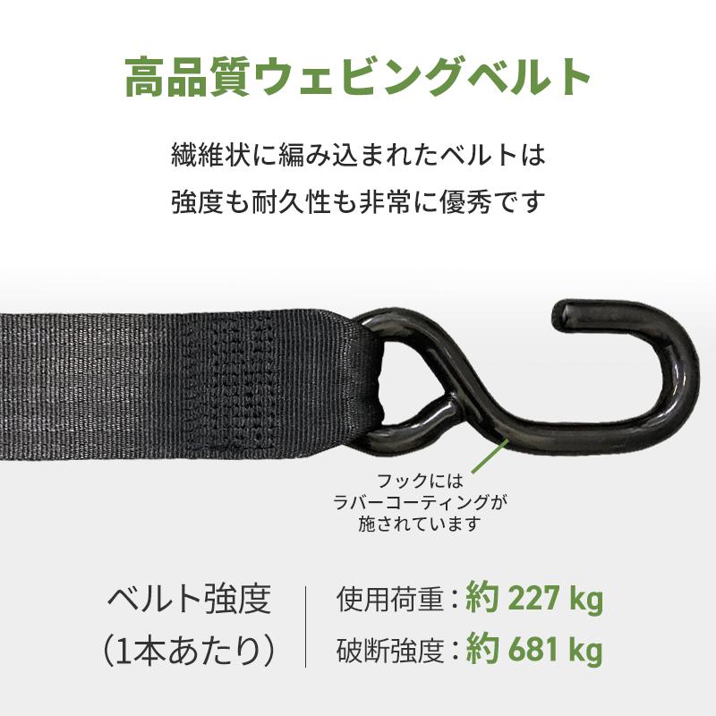 トランサムタイダウンベルト 自動巻き ステンレス製 1本単位 トランサムタイダウンベルト 自動巻き ステンレス製 1本単位