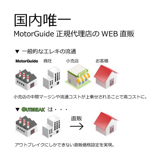 エレキモーター 12V 推進力40lb 36"シャフト ハンドコン 無段階変速 MotorGuide R3-40HTV-36 モーターガイド 淡水対応｜outbreak｜05