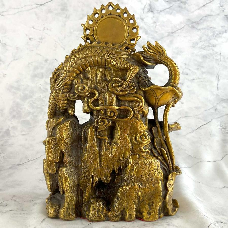双龍 龍頭観音 騎龍観音 高さ23cm × 幅16cm 奥行9cm 4本爪 観音 双龍 龍頭観音 騎龍観音 高さ23cm × 幅16cm 奥行9cm 4本爪 観音