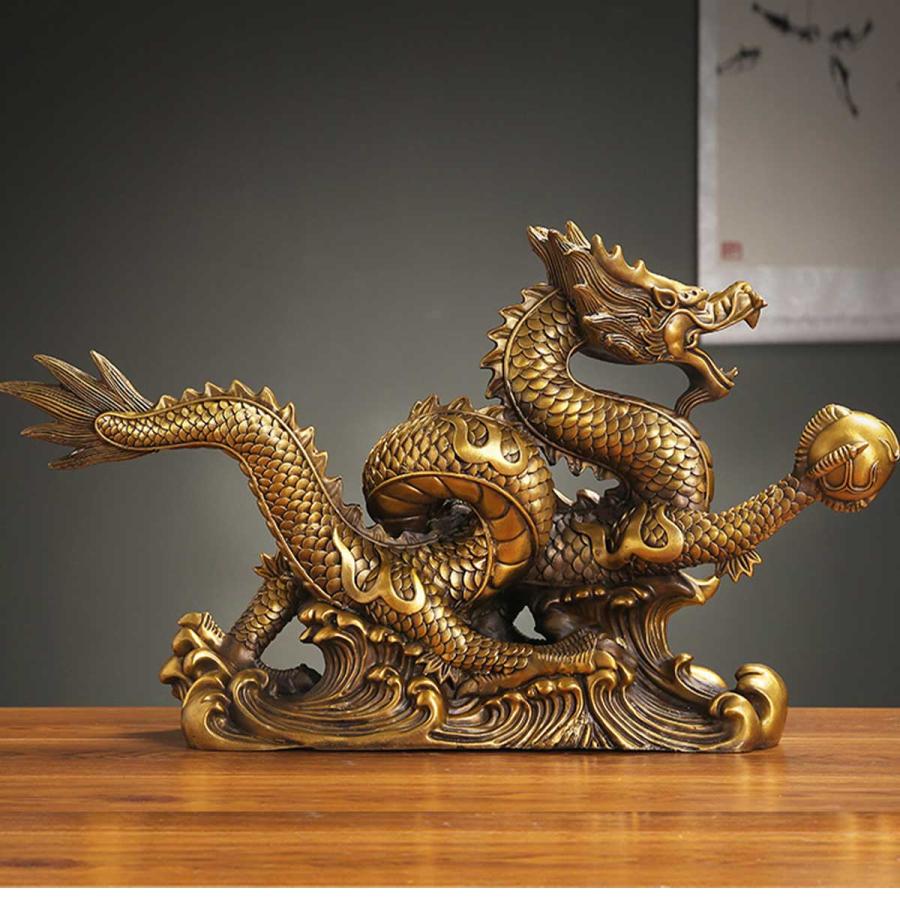 龍神 25cm 宝玉 如意宝珠 宝 玉 銅 金 風水 5本爪 置物 開運 龍神 25cm 宝玉 如意宝珠 宝 玉 銅 金 風水 5本爪 置物 開運
