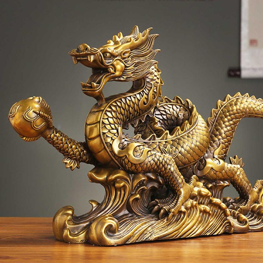 龍神 25cm 宝玉 如意宝珠 宝 玉 銅 金 風水 5本爪 置物 開運 龍神 25cm 宝玉 如意宝珠 宝 玉 銅 金 風水 5本爪 置物 開運
