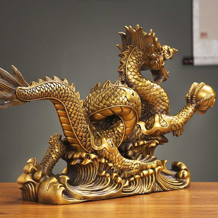 龍神 25cm 宝玉 如意宝珠 宝 玉 銅 金 風水 5本爪 置物 開運 龍神 25cm 宝玉 如意宝珠 宝 玉 銅 金 風水 5本爪 置物 開運