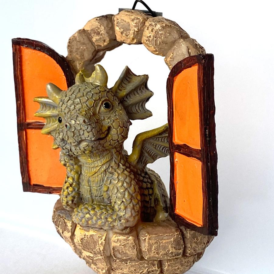 ドラゴン 龍 壁 置物 ドア 窓 飾り インテリア かわいい ミニ ドラゴン 龍 壁 置物 ドア 窓 飾り インテリア かわいい ミニ