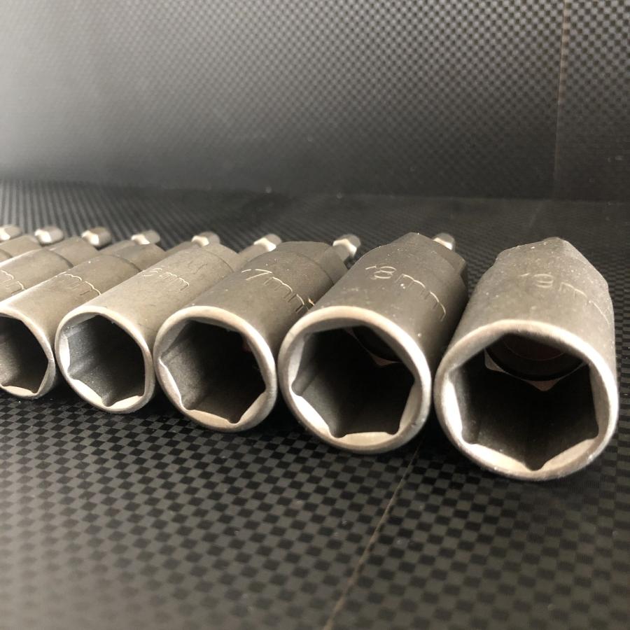 ディープソケット インパクトレンチ ソケットレンチ インパクトドライバー 電動ドライバー ボルト ナット 14本セット　爆買 | ブランド登録なし | 06