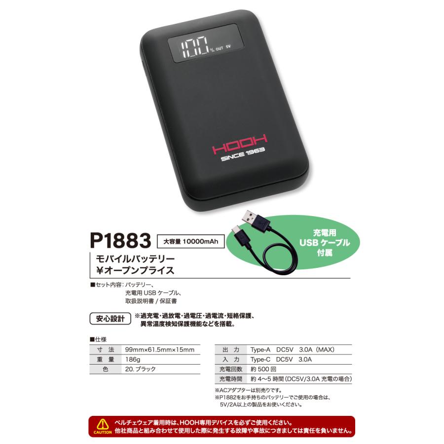 HOOH（鳳皇） 快適ウェア ペルチェコンプレッションセット PC222 ※返品