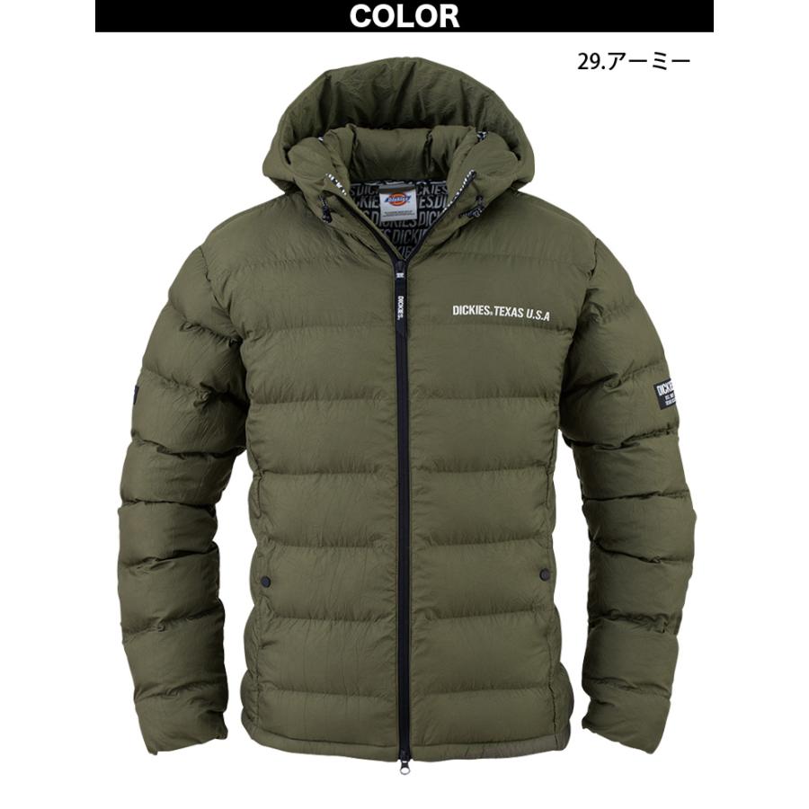 ディッキーズ ワッシャーファイバーダウンフーディージャケット D-23001 M〜4L Dickies 防寒 保温 反射 カジュアル 作業服 作業着 男女兼用 コーコス信岡 CO-COS｜outdoor-samurai｜04