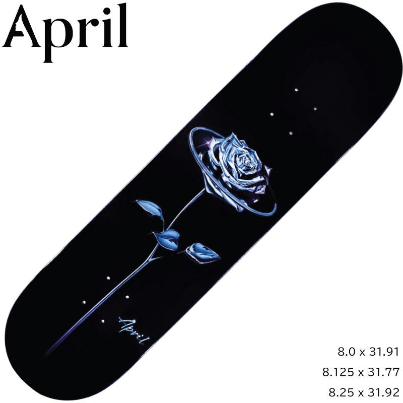 APRIL（エイプリル） APRIL DECK デッキ APRIL CHROME ROSE BLACK 8.0 8.25 堀米 雄斗 岸 海 ...