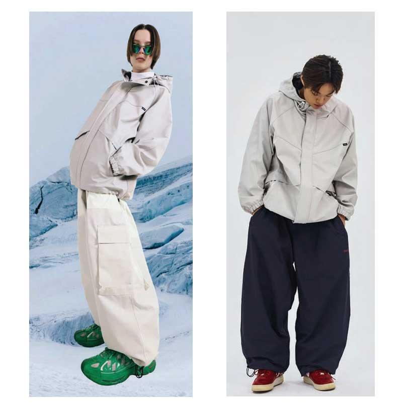 即日発送 BSRABBIT ビエスラビット WIDE H HOODED JACKET CREAM 即日発送 BSRABBIT ビエスラビット WIDE H HOODED JACKET CREAM