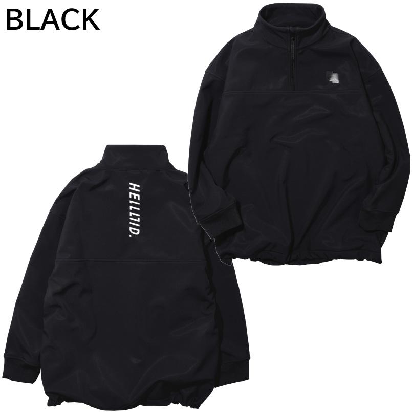 HELLLID ソフトシェル ハーフジップ プルオーバー XLサイズ