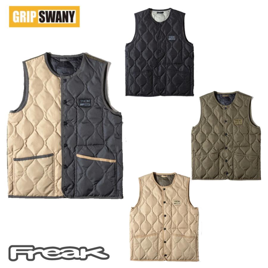 GRIPSWANY グリップスワニー メンズ ダウン ベスト ＜TAION X GRIP