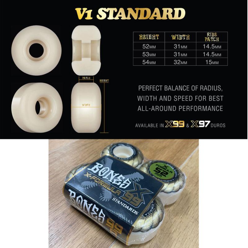 POWELL ボーンズ ウィール BONES WHEELS X Formula V1 STANDARD 99A
