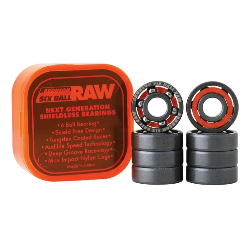 ブロンソン ベアリング BRONSON RAW 6-BALL ベアリング RAW SKATEBOARD 滑るゲーム盤 bearing