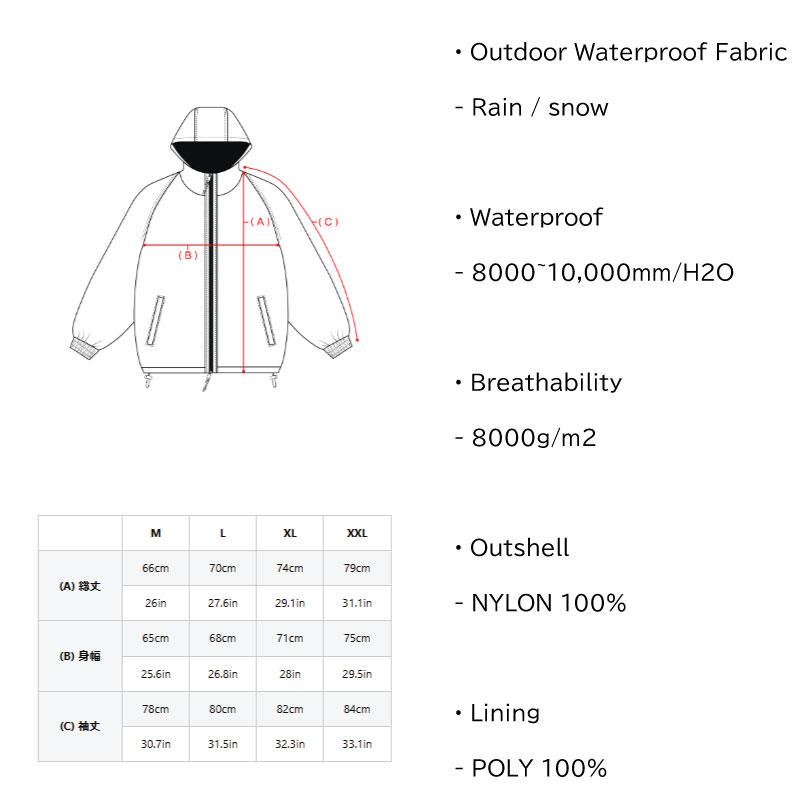 ビエス ラビット ジャケット スムース フード ジャケット BSRABBIT SMOOTH HOODED JACKET KHAKI  スノーボード ウエア ジャケット 2024-2025 BSR2425FWJK048の画像