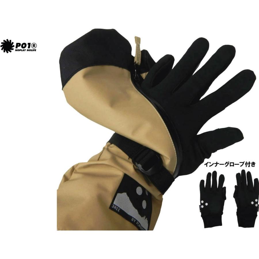 PO1プレイデザイン 3REE OVER Z スノーボード グローブ プレイデザイン グローブ 3REE OVER Z PLAYDESIGN P01 プレイ