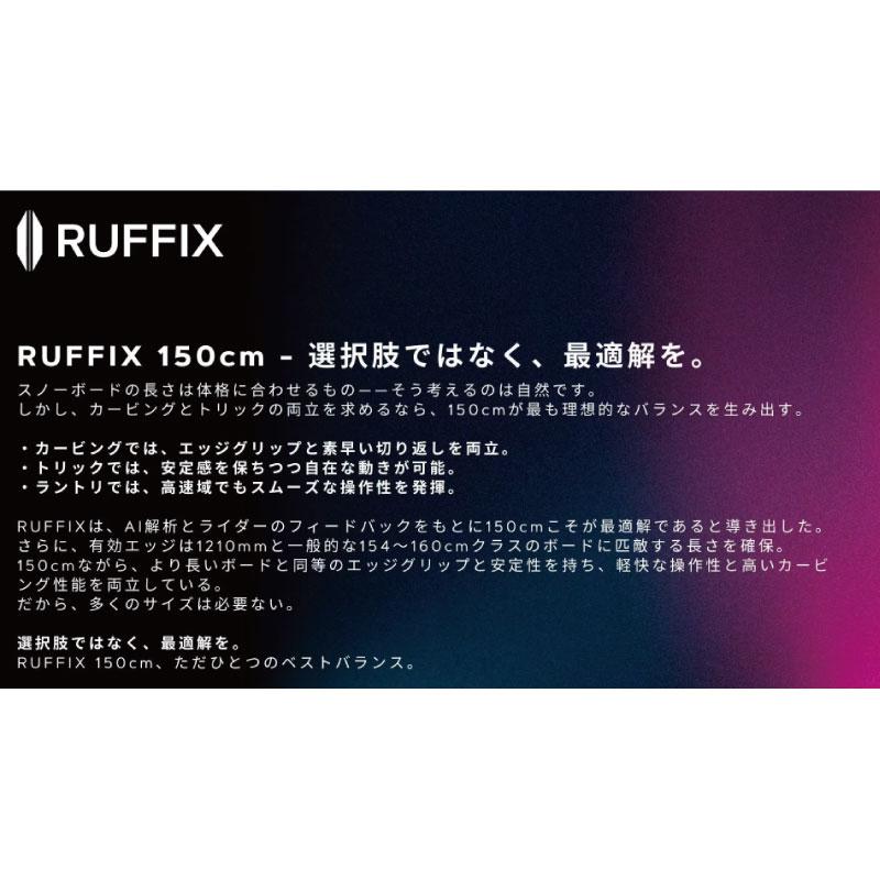 RUFFIX BOARD RECT DISC【RD-X】セット 予約 RUFFIX SNOWBOARDS ラフィックススノーボード ラントリ グラトリ