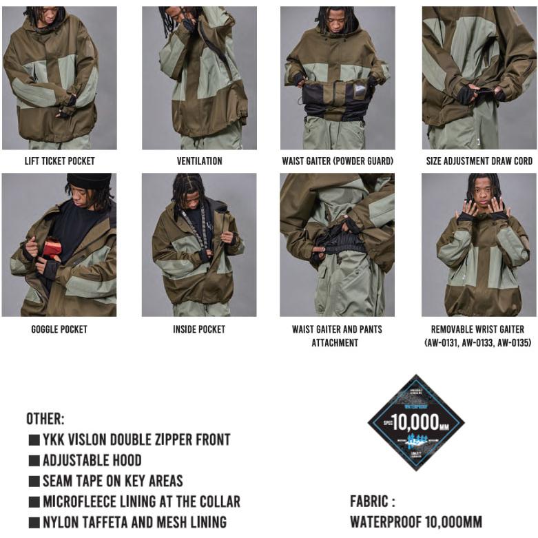 ユニフォーム ウェアー UNFRM 2WAY MILITARY COLD WEATHER JACKET 2025 2026の画像