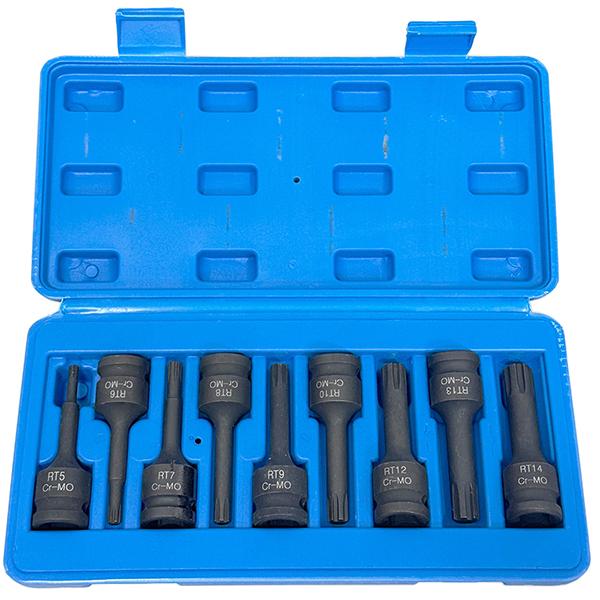 9pcインパクト仕様 RIBE CV キャップボルト用 CVビットソケットセット