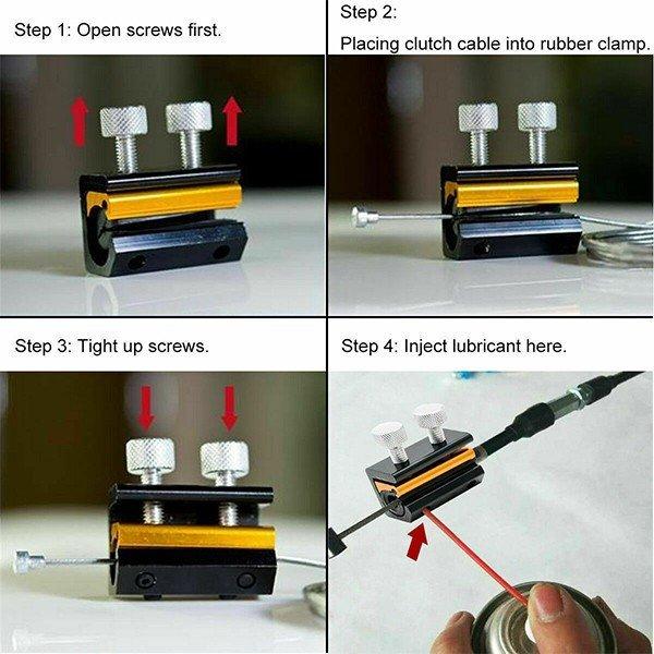 ダブルネジ ブレーキワイヤーインジェクター クラッチケーブルなど給油
