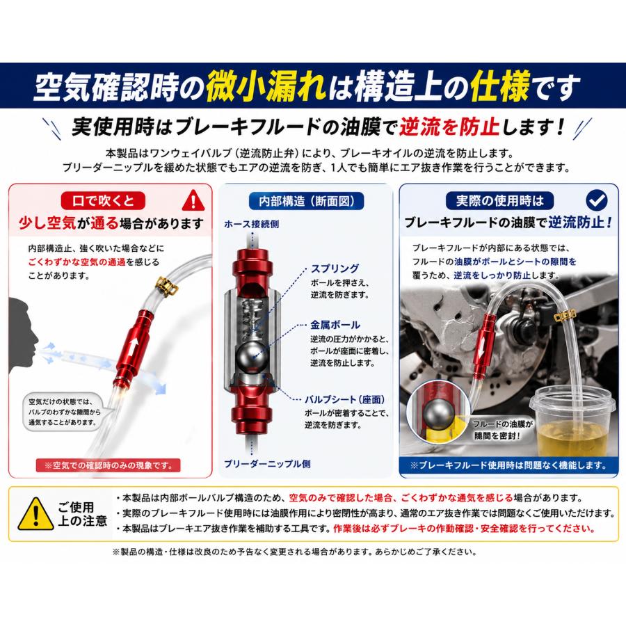 ワンウェイバルブブレーキブリーダーツール・エア抜き ODGN2-R047