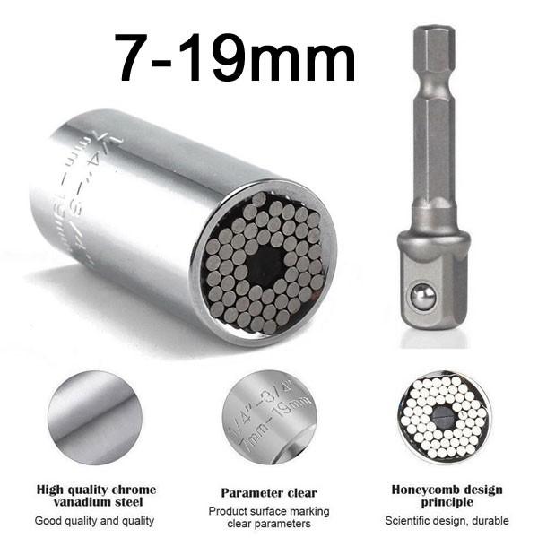 Diy工具 万能ソケット ユニバーサルソケットソケットレンチ 7 19mm対応 Odgn2 Yza060 Yza060 Outdoor Garage 通販 Yahoo ショッピング