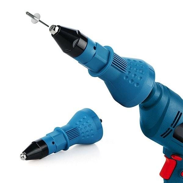電気リベッター DIY 2代目電動リベッターツール ドリル仕様アダプター 4サイズのリベット