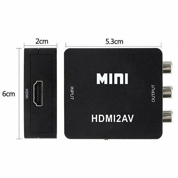 HDMI → AV コンポジット RCA変換アダプター コンバーター ODGN2