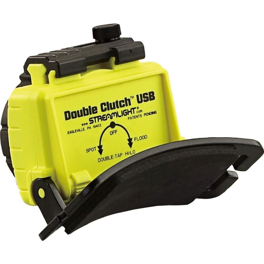 ストリームライト 61600 ダブルクラッチUSB ヘッドランプ イエロー