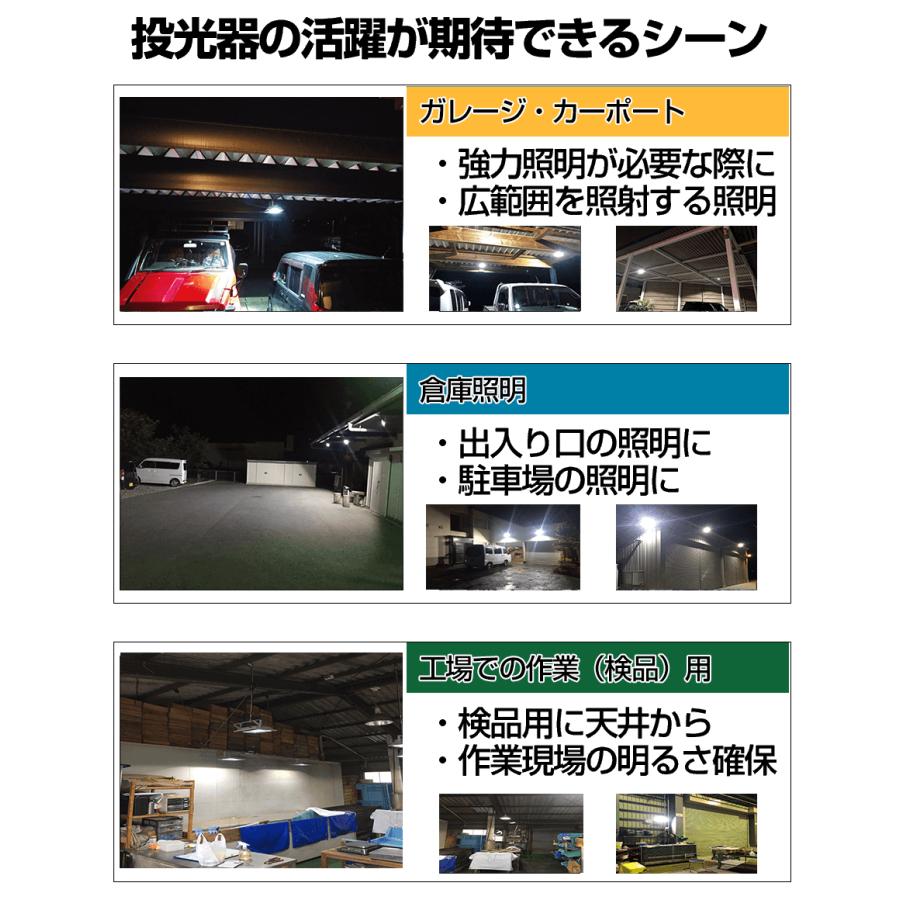 ラジオ対応 LED投光器 50W 屋内外照明 看板灯 倉庫用ライト 10個 ラジオ対応 LED投光器 50W 屋内外照明 看板灯 倉庫用ライト 10個