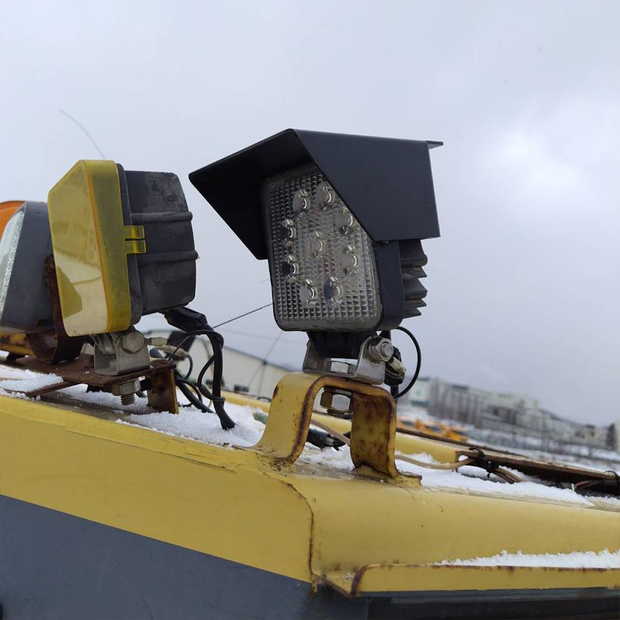 作業灯 防雪 調光 ひさし 48W 27W 15W作業灯 ガード 除雪 雪かき
