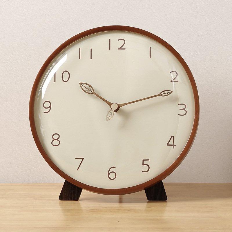 標準小売価格 インテリアクロック 卓上時計 木目調デザイン おしゃれ 置き時計 置き 純正最激安 Ssl Daikyogo Or Jp
