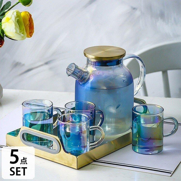 オンラインストア超安い シックティーポット 単品トレー クリア ゴールド レインボー ホームパーティー モダン 日本格安 Miracleleaffl Com