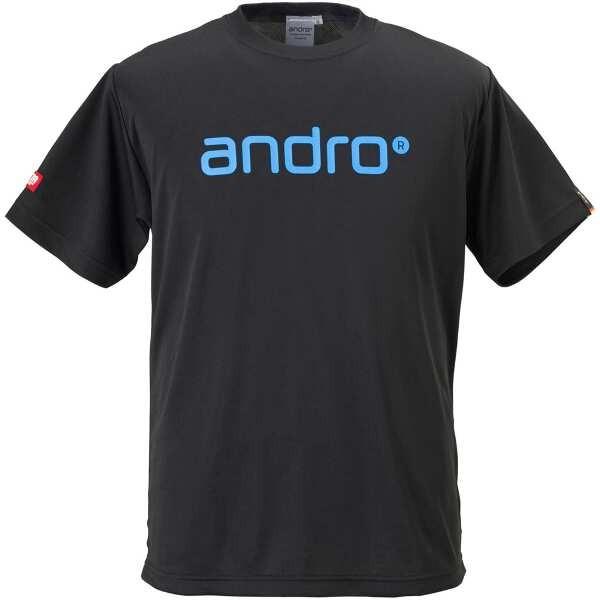 アンドロ ANDRO ナパTシャツ 4 [サイズ：130] [カラー：ブラック×ブルー] #305701｜outdoorstyle-belmo
