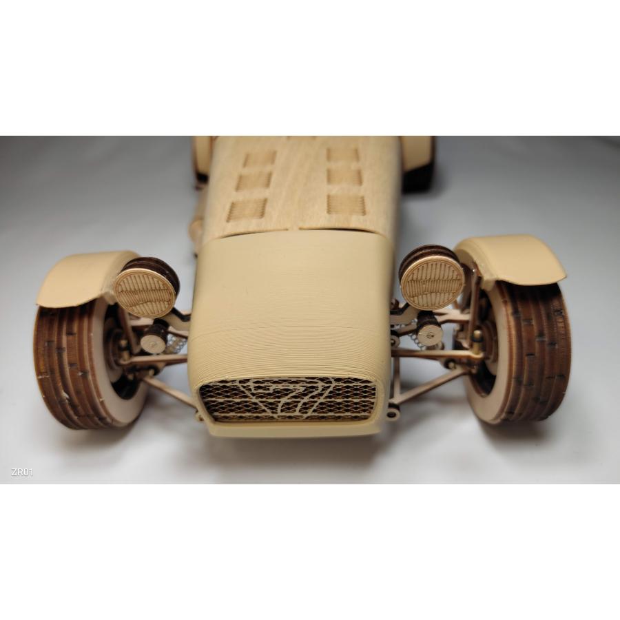英国Caterham Cars社 公認 ESTON Craft 木製模型 組み立てキット ケータハム セブン Scale 1:10 |  | 01