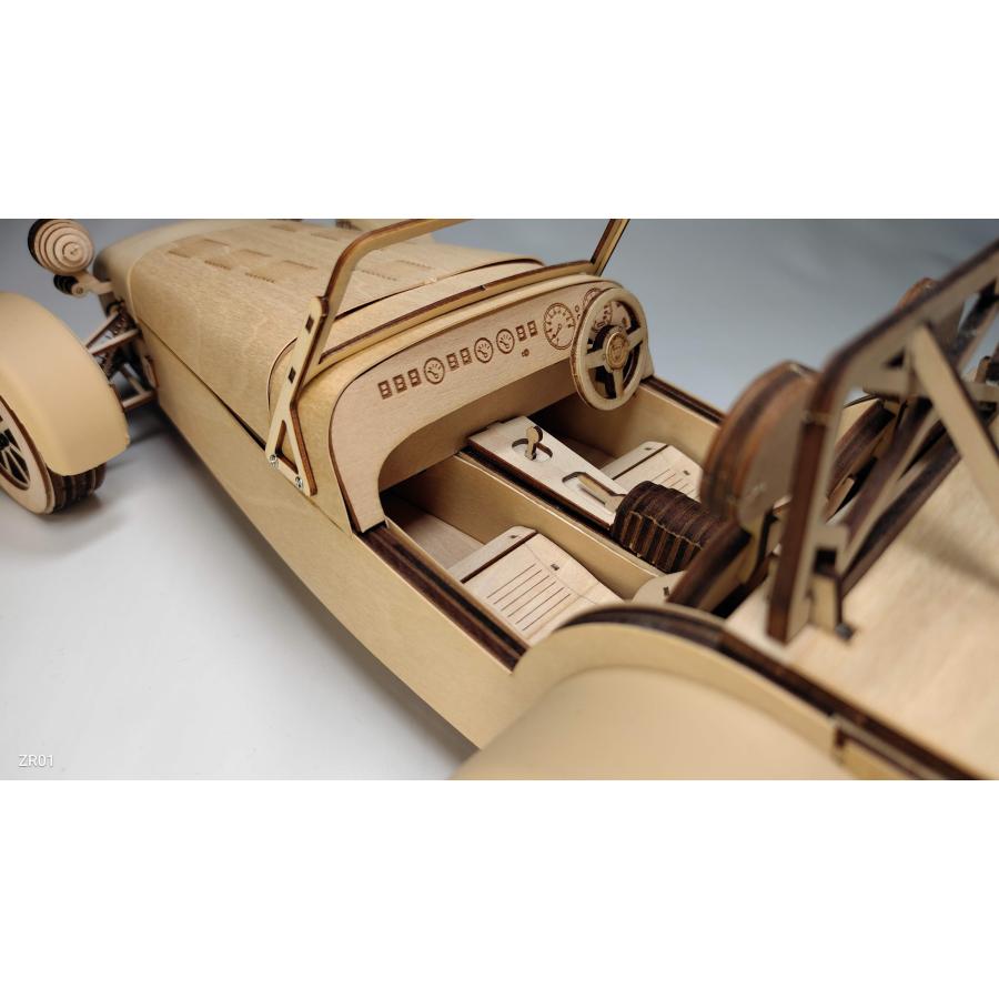 英国Caterham Cars社 公認 ESTON Craft 木製模型 組み立てキット ケータハム セブン Scale 1:10 |  | 03