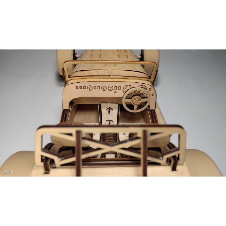英国Caterham Cars社 公認 ESTON Craft 木製模型 組み立てキット ケータハム セブン Scale 1:10 |  | 04