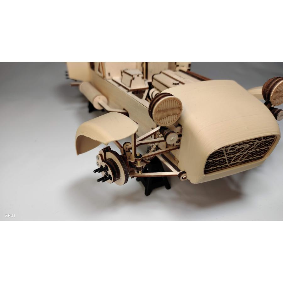 英国Caterham Cars社 公認 ESTON Craft 木製模型 組み立てキット ケータハム セブン Scale 1:10 |  | 07