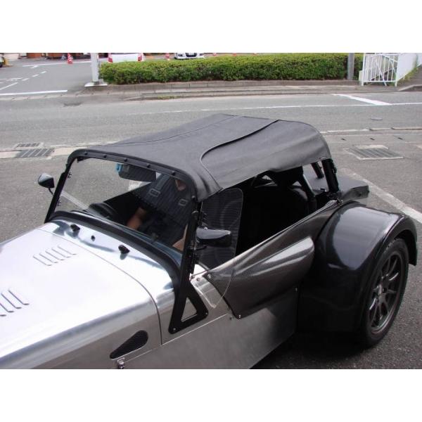 CATERHAM ケータハム ハーフトップ(幌)、S3、STD ロールバー、2006年以降、ブラックビニール | 