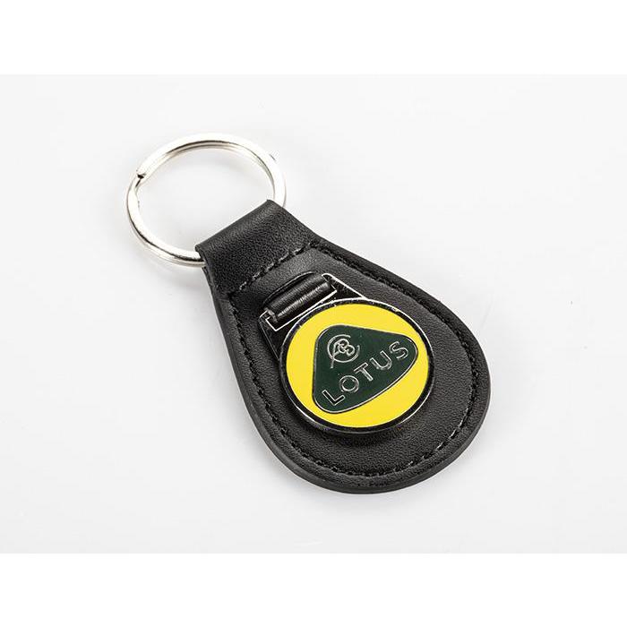 LOTUS ロータス・キーホルダー・ヘリテージスタイル　ブラックレザー製 | 