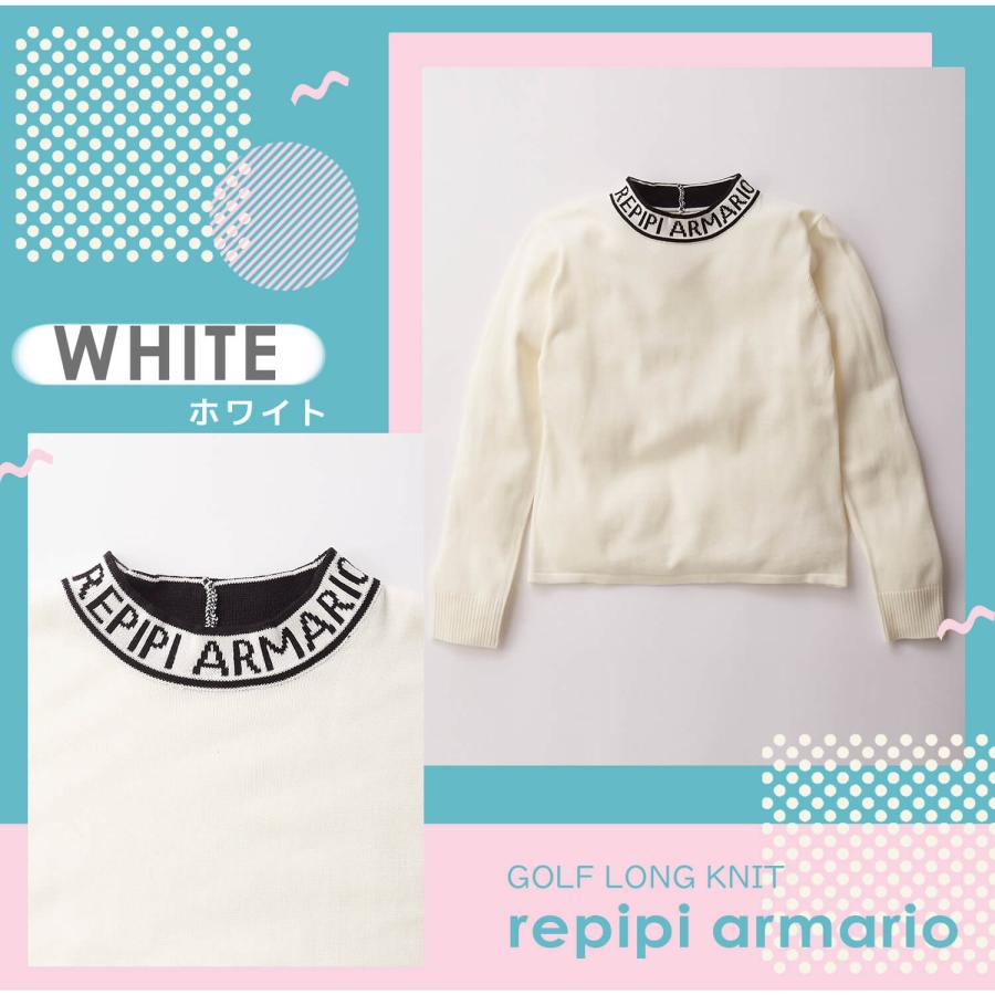 repipi armario ゴルフ モックネック 長袖 ジュニア ブランド ロゴ 秋