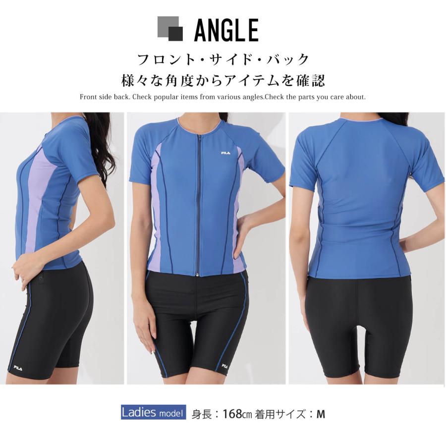 フィラ　水着　セット　未使用　半袖　FILA FILA 赤字覚悟 送料無料 フィラ レディース 水着 セット 半袖