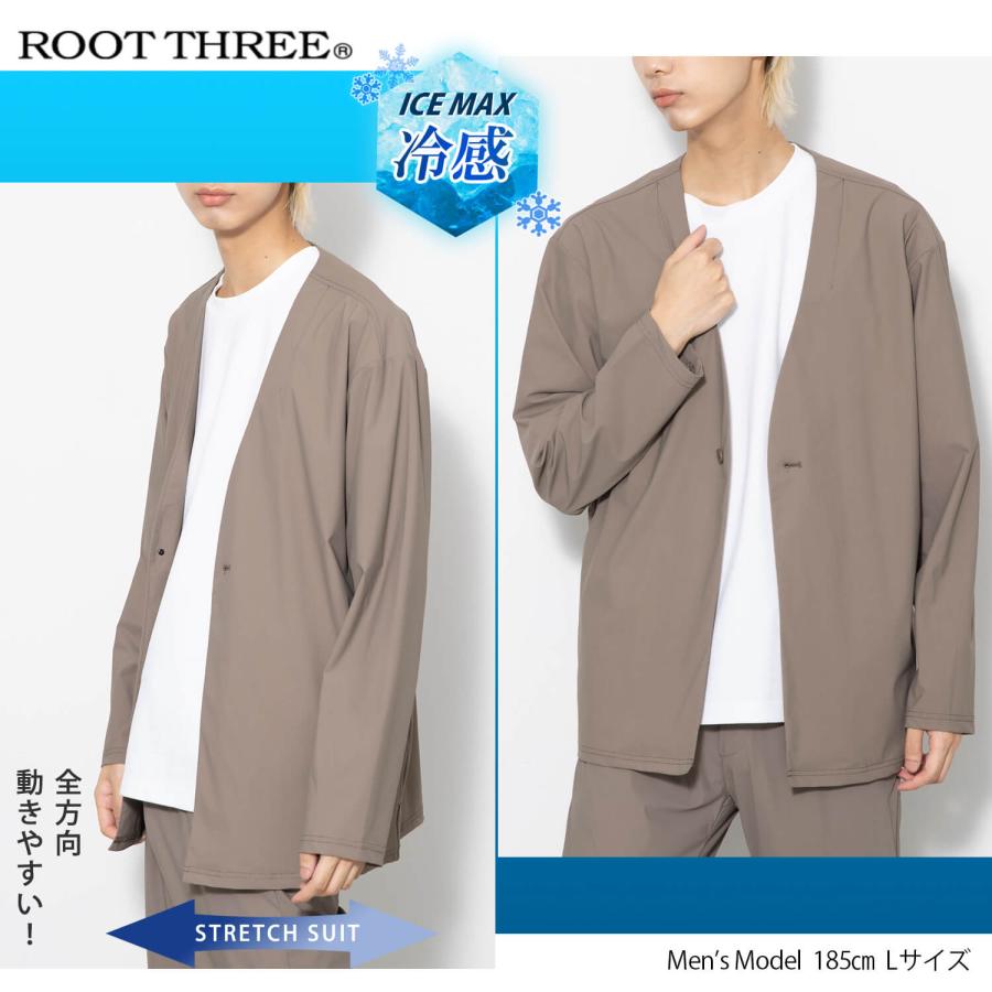 ROOT THREE（ルートスリー） ジャケット メンズ 夏物 接触冷感 UV