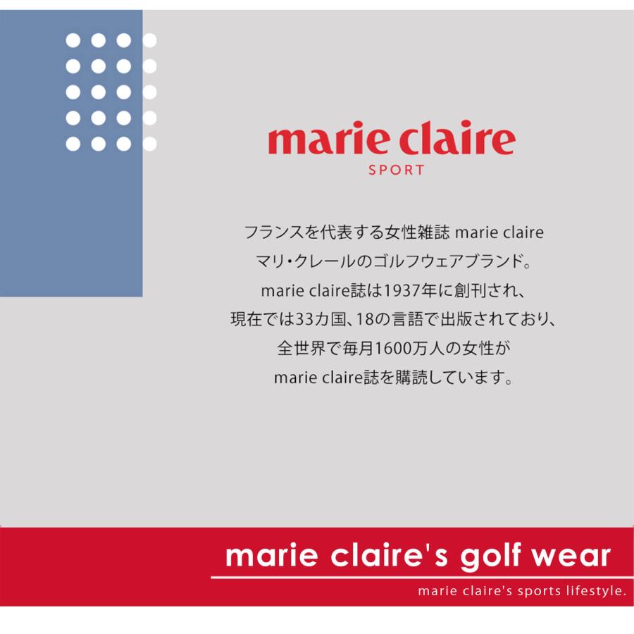 marie claire GOLF マリクレール ゴルフ ゴルフウェア ニーハイソックス 夏 夏用 レディース 靴下 karlas｜outfit-style｜02