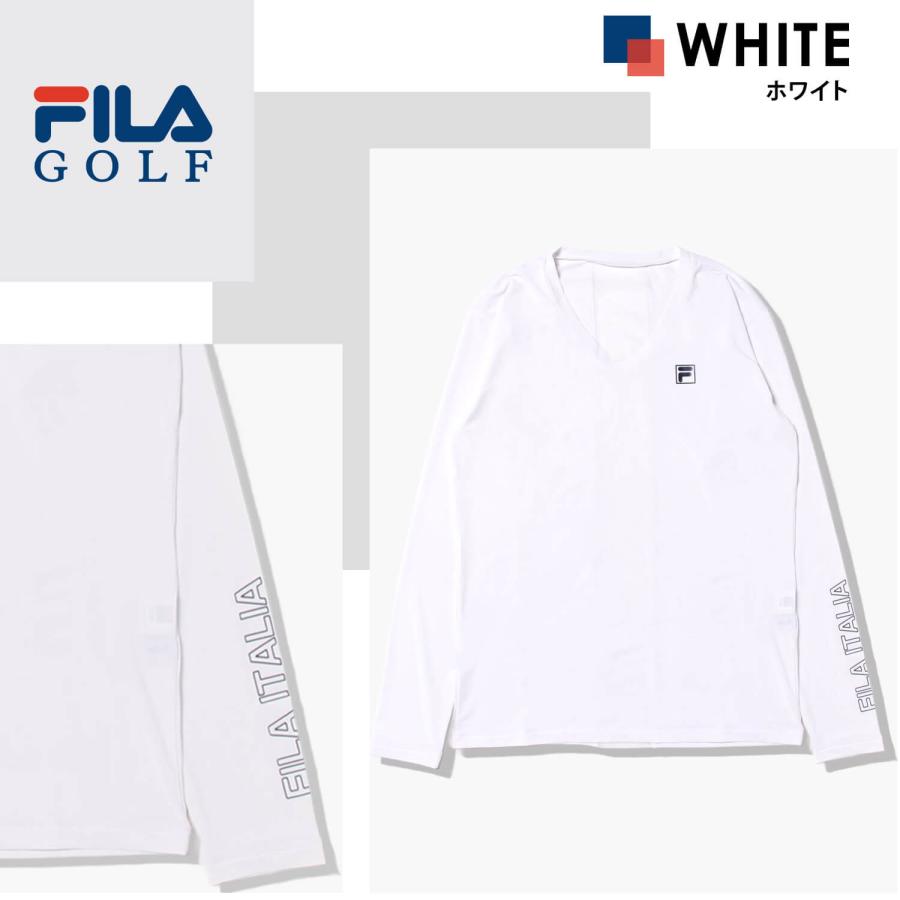 ファッションデザイナー FILA GOLF フィラゴルフ ゴルフウェア インナーシャツ メッシュ インナーウェア メンズ 吸汗速乾 春 夏アンダーウェア  接触冷感 UVカット メンズウエア