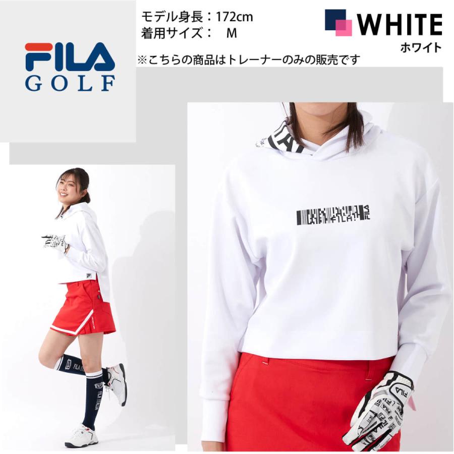 定期入れの Golf Fila フィラ Outfit スリット 前丈短め オーバーサイズ プリント ロゴ フーディー スウェット レディース パーカー ゴルフウェア ゴルフ セーター トレーナー カラー ホワイト Www Tvusac Com