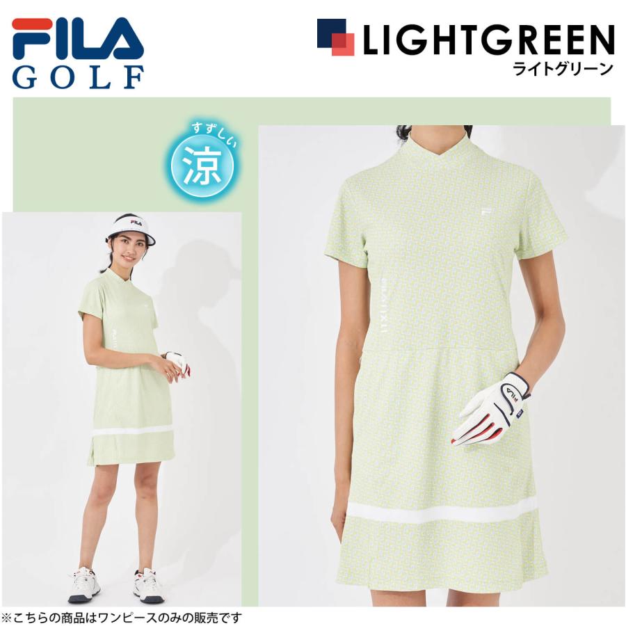 FILA GOLF フィラゴルフ ゴルフウェア ワンピース レディース ひざ上