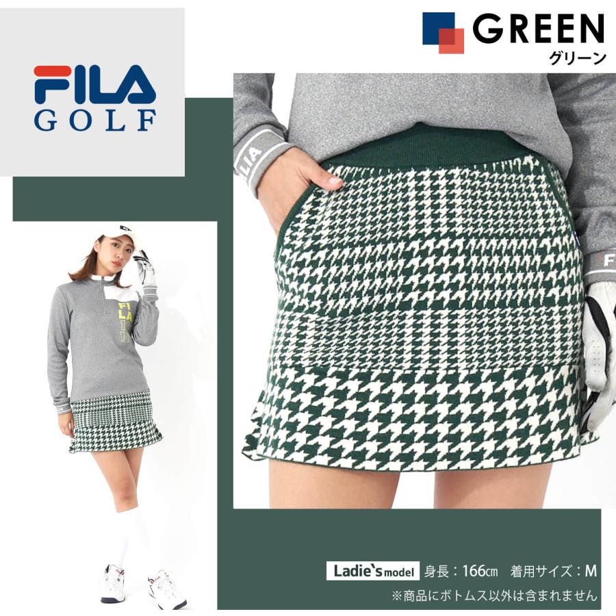 FILA GOLF フィラゴルフ ゴルフウェア ニットスカート レディース  