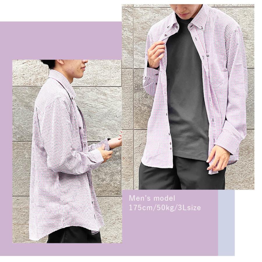 FILA フィラ シャツ メンズ チェックシャツ 長袖 ネルシャツ