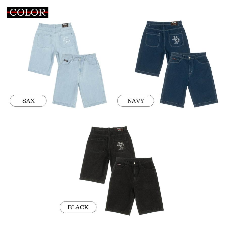 FUBU フブ ハーフパンツ メンズ レディース デニム ショート FUBU フブ ハーフパンツ メンズ レディース デニム ショート